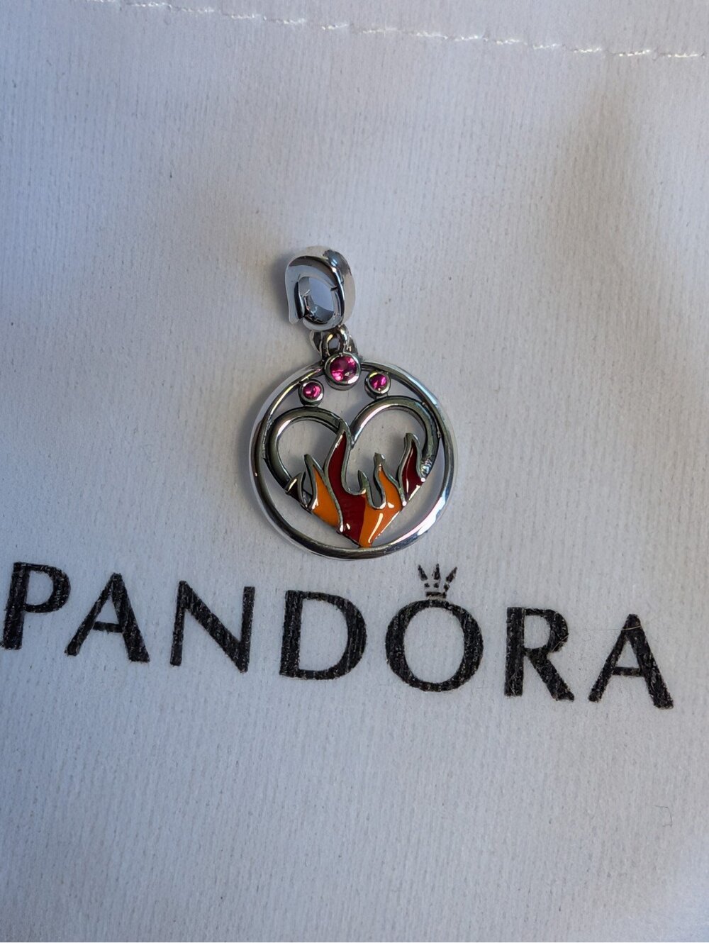 Pandora me fire charm